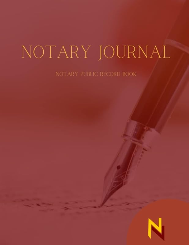 Cover of Notary Journal: Public Records Book